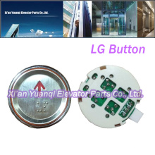 Botones LG Elevador Piezas de repuesto Braille Acero inoxidable Forma redonda Push Button